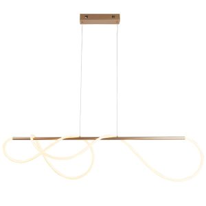Lampa wisząca ATTALEA satynowa złota LED 43,7W 3000K 4000lm IP20 Endon 1027215