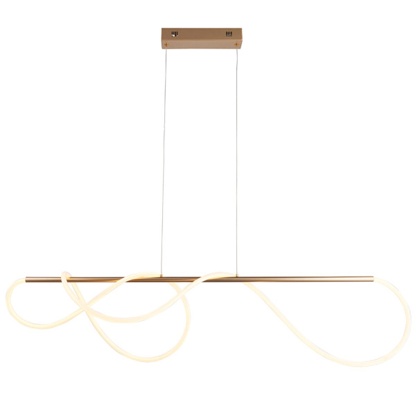 Lampa wisząca ATTALEA satynowa złota LED 43,7W 3000K 4000lm IP20 Endon 1027215
