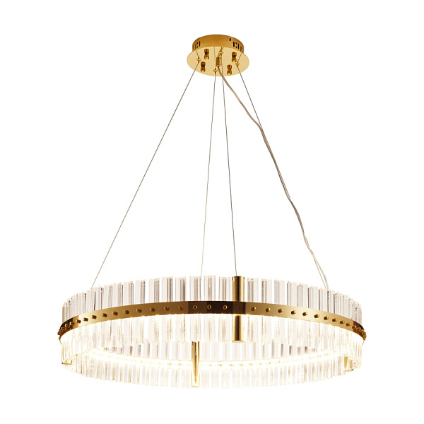 Lampa wisząca AURA LED złota 85 cm 750299