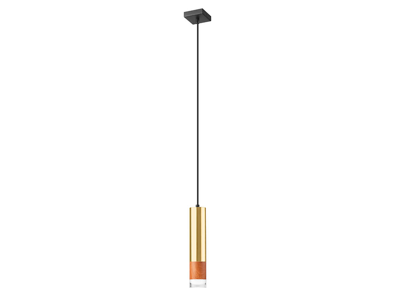 Lampa wisząca Aurelia metalowa złota 119990