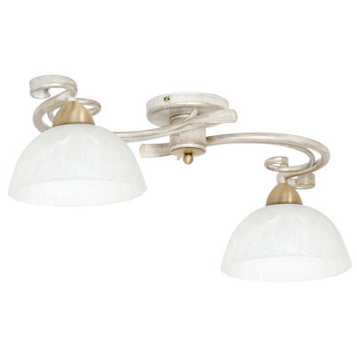 Lampa wisząca Aurora kremowy mat-złota patyna-biała 2xE27x15W IP20 Luminex 1021152