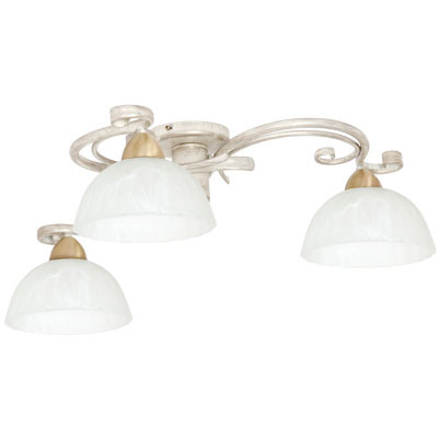Lampa wisząca Aurora kremowy mat-złota patyna-biała 3xE27x15W IP20 Luminex 1021207