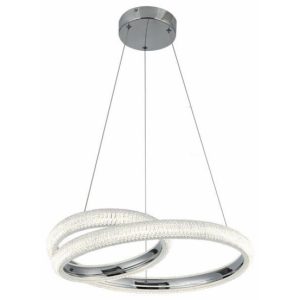 Lampa wisząca Auxerre chromowana LED 1x36W Odcienie bieli 2880lm Reality 836013 Lampa wisząca Auxerre chromowana LED 1x36W Odcienie bieli 2880lm Reality 836013