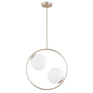 Lampa wisząca AVIA złota 2xE14x10W wym:85x15x38,5cm IP20 Alfa 1019356 Lampa wisząca AVIA złota 2xE14x10W wym:85x15x38,5cm IP20 Alfa 1019356
