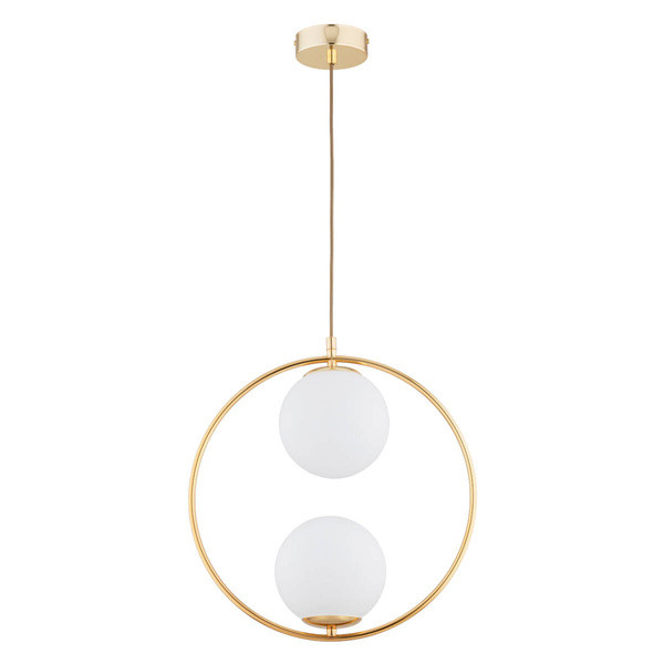 Lampa wisząca AVIA złota 2xE14x10W wym:85x15x38,5cm IP20 Alfa 1019374