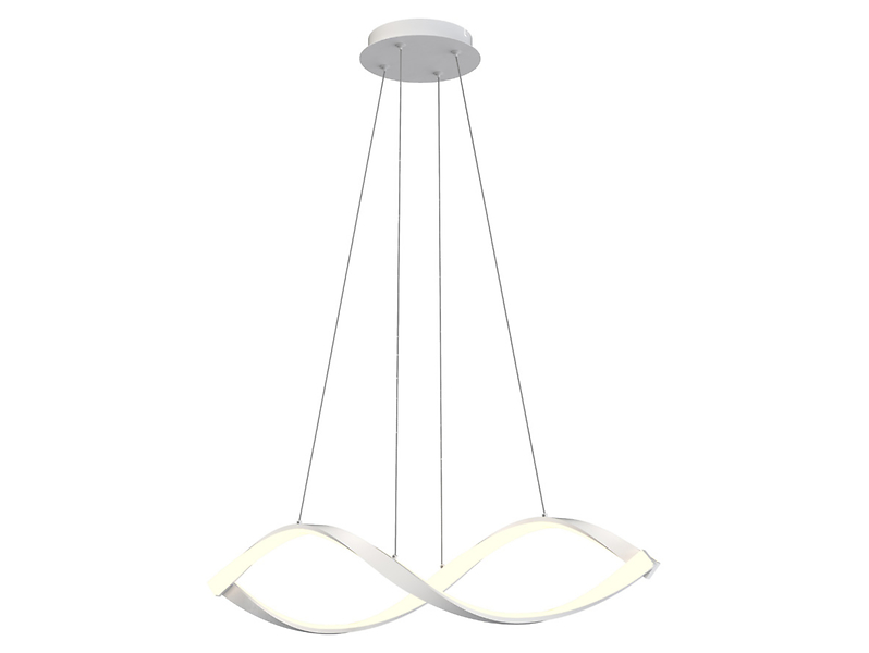 Lampa wisząca Aviano LED ze ściemniaczem biała 158332
