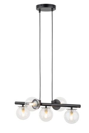 Lampa wisząca AVOLA czarna 5xG9x12W wym:120x54x24cm IP20 Sigma Lighting 1021087
