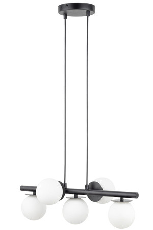 Lampa wisząca AVOLA czarno-biała 5xG9x12W IP20 Sigma Lighting 1021093