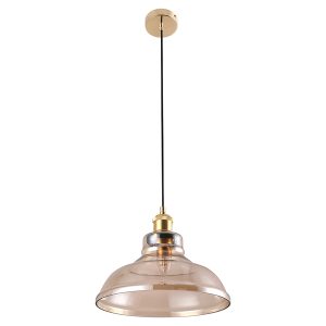 Lampa wisząca Axel metalowa złota 190800 Lampa wisząca Axel metalowa złota 190800