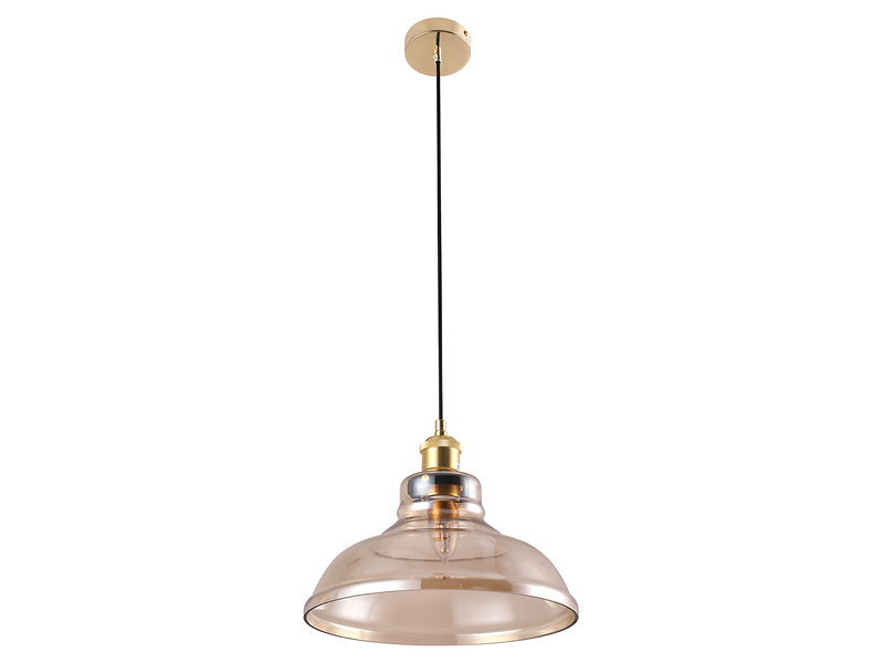 Lampa wisząca Axel metalowa złota 190800