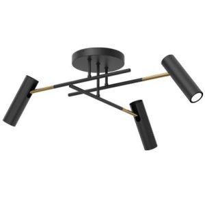 Lampa wisząca Axion czarny mat-złoty połysk 3xGU10x8W IP20 Luminex 1018834 Lampa wisząca Axion czarny mat-złoty połysk 3xGU10x8W IP20 Luminex 1018834