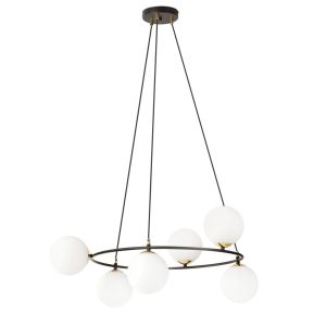 Lampa Wisząca Azura 6 Bl Opal 767230 Lampa Wisząca Azura 6 Bl Opal 767230