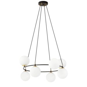 Lampa Wisząca Azura 8 Bl Opal 767226 Lampa Wisząca Azura 8 Bl Opal 767226