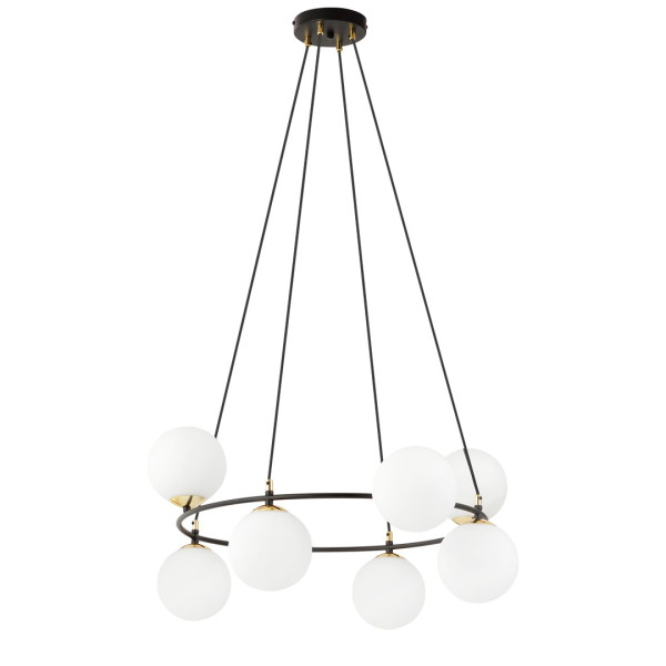 Lampa Wisząca Azura 8 Bl Opal 767226