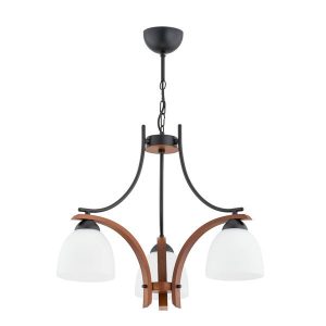 Lampa wisząca BAFIA czarna-orzech 3xE27x15W wym:46x52x52cm IP20 Alfa 1027003 Lampa wisząca BAFIA czarna-orzech 3xE27x15W wym:46x52x52cm IP20 Alfa 1027003