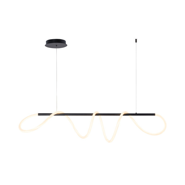 Lampa wisząca BALBO czarno-biała LED 1x45W lm Zuma Line 850852