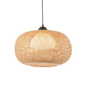 Lampa wisząca BALI beżowa 1xE27x20W wym:155x43x43cm IP20 Endon 1026926