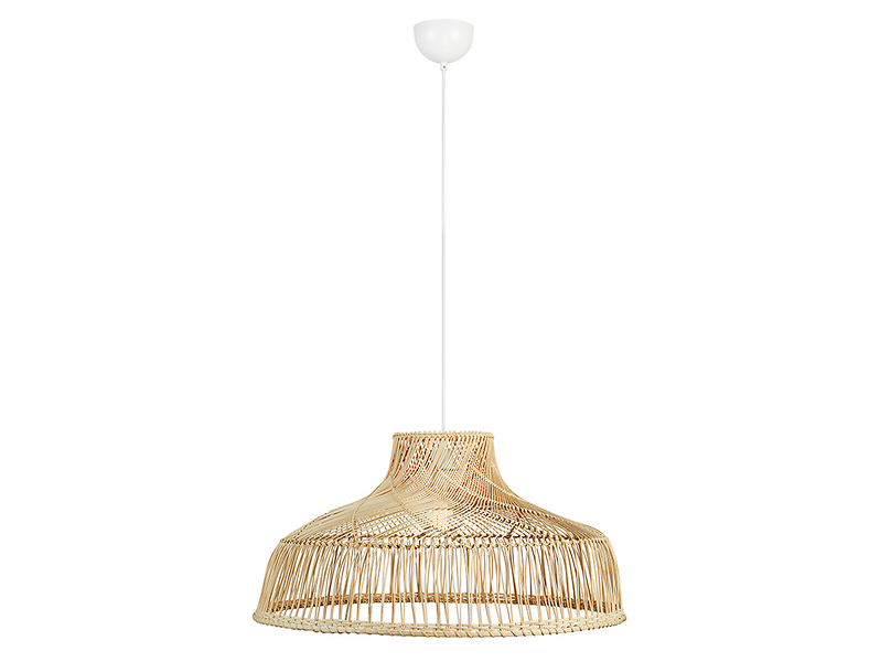Lampa wisząca Bali rattanowa beżowa 32055