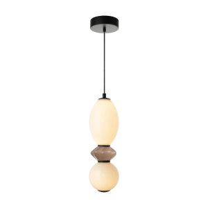 Lampa wisząca BALOS czarna matowa LED 1x12W Ciepła biel 1500lm Italux 835796 Lampa wisząca BALOS czarna matowa LED 1x12W Ciepła biel 1500lm Italux 835796