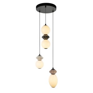 Lampa wisząca BALOS czarna matowa LED 1x19W Ciepła biel 1400lm Italux 835770 Lampa wisząca BALOS czarna matowa LED 1x19W Ciepła biel 1400lm Italux 835770