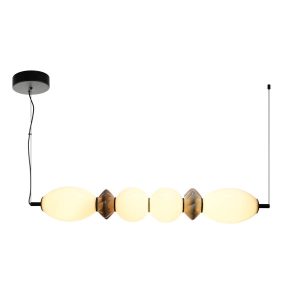 Lampa wisząca BALOS czarna matowa LED 1x23W Ciepła biel 2840lm Italux 835705 Lampa wisząca BALOS czarna matowa LED 1x23W Ciepła biel 2840lm Italux 835705