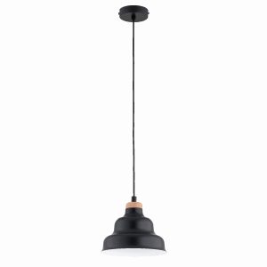 Lampa wisząca BAŁWANEK czarna-jasne drewno-biała 1xE27x15W IP20 Alfa 991257 Lampa wisząca BAŁWANEK czarna-jasne drewno-biała 1xE27x15W IP20 Alfa 991257