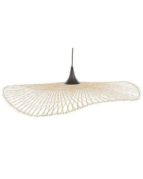 Lampa wisząca bambusowa 80cm jasne drewno 60798