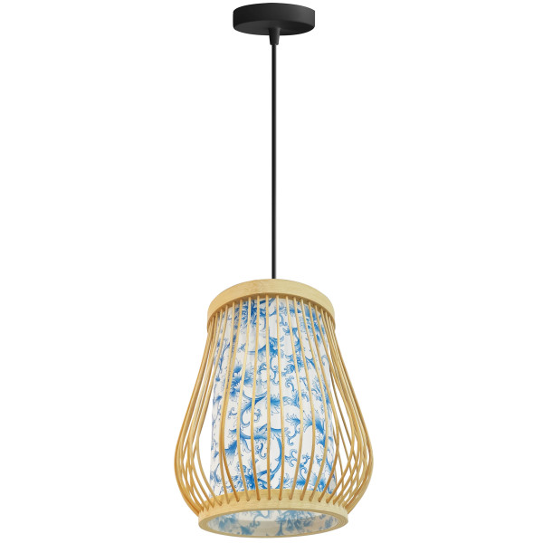 LAMPA WISZĄCA BAMBUSOWA APP1635-1CP 480412