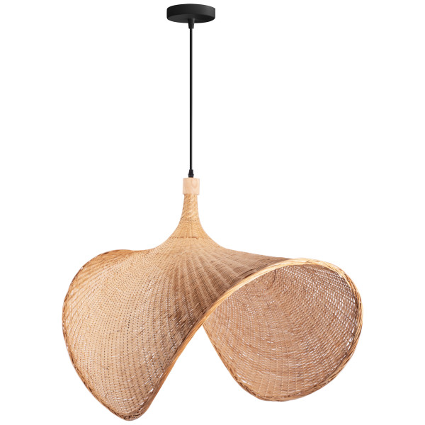 LAMPA WISZĄCA BAMBUSOWA APP1641-1CP 50cm 480409