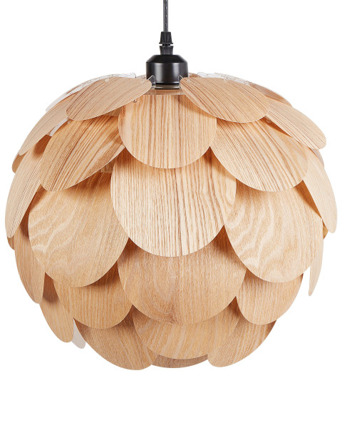 Lampa wisząca bambusowa klosz szyszka 339730