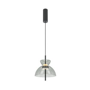 Lampa wisząca BANGKOK czarno-szara LED 12W 3000K 1300lm Maytoni 989840 Lampa wisząca BANGKOK czarno-szara LED 12W 3000K 1300lm Maytoni 989840