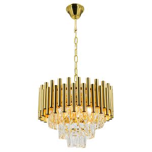 Lampa wisząca Bari 4-punktowa metalowa złota 194681 Lampa wisząca Bari 4-punktowa metalowa złota 194681