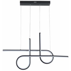 Lampa wisząca Barrel czarna LED 2x32W Odcienie bieli 2560lm Reality 836033 Lampa wisząca Barrel czarna LED 2x32W Odcienie bieli 2560lm Reality 836033