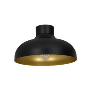 Lampa wisząca Basca czarny mat-złoty mat 1xE27x15W IP20 Luminex 1030304 Lampa wisząca Basca czarny mat-złoty mat 1xE27x15W IP20 Luminex 1030304