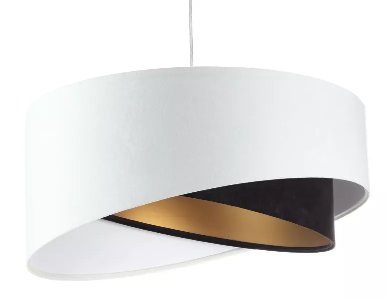 Lampa wisząca BAW biała/czarna 432654