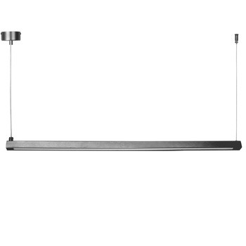 LAMPA WISZĄCA BEAM-80 LED srebrna TYTAN nowoczesna 210807