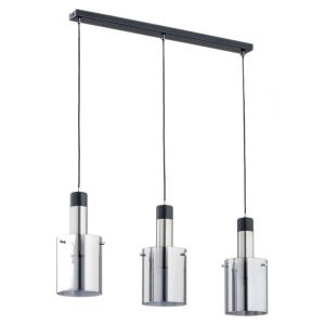Lampa wisząca BELLA czarna-chromowana 3xE27x15W wym:90x73x18cm IP20 Alfa 1025702 Lampa wisząca BELLA czarna-chromowana 3xE27x15W wym:90x73x18cm IP20 Alfa 1025702