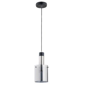 Lampa wisząca BELLA czarno-srebrna 1xE27x15W wym:75x10x10cm IP20 Alfa 986324 Lampa wisząca BELLA czarno-srebrna 1xE27x15W wym:75x10x10cm IP20 Alfa 986324