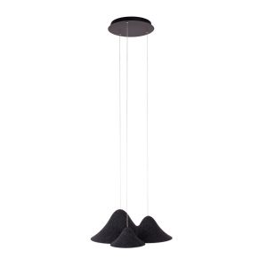 Lampa wisząca BELLMOND czarno-szara LED 3x21W Ciepła biel 1058lm Maxlight 846598 Lampa wisząca BELLMOND czarno-szara LED 3x21W Ciepła biel 1058lm Maxlight 846598