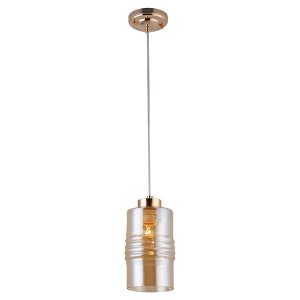 Lampa wisząca Bergen stalowa złota 190750 Lampa wisząca Bergen stalowa złota 190750