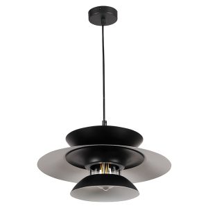 Lampa wisząca Berit metalowa czarno-złota 401164 Lampa wisząca Berit metalowa czarno-złota 401164