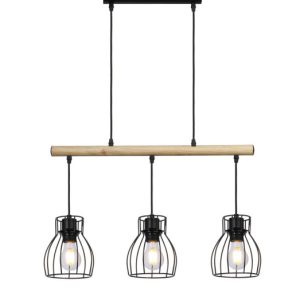 Lampa wisząca BERNITA 3x60w e27 czarny 796813 Lampa wisząca BERNITA 3x60w e27 czarny 796813