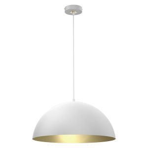 Lampa wisząca Beta metalowa biało-złota 45101 Lampa wisząca Beta metalowa biało-złota 45101