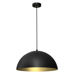 Lampa wisząca Beta metalowa czarno-złota 45100 Lampa wisząca Beta metalowa czarno-złota 45100