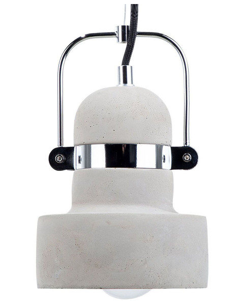 Lampa wisząca betonowa industrialna szara 60597