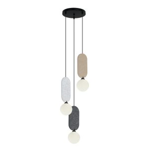 Lampa wisząca beżowa LORENZO 3xG9x25W wym: 138x30x30 cm Italux 836141 Lampa wisząca beżowa LORENZO 3xG9x25W wym: 138x30x30 cm Italux 836141