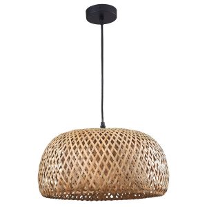 Lampa wisząca beżowo-czarna KORFU 1xE27x20W wym: 120x38x38 cm Polux 854743 Lampa wisząca beżowo-czarna KORFU 1xE27x20W wym: 120x38x38 cm Polux 854743