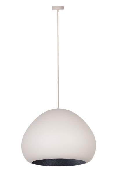 Lampa wisząca beżowo-czarna LAVA 1xE27x15W wym: 160x52x52 cm Sigma Lighting 841613