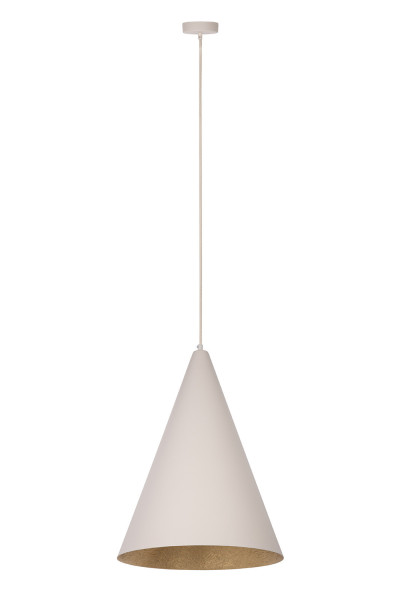 Lampa wisząca beżowo-złota VESUVIO 1xE27x15W Sigma Lighting 836411