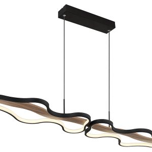 Lampa wisząca Bezzy LED ze ściemniaczem czarna 132995 Lampa wisząca Bezzy LED ze ściemniaczem czarna 132995